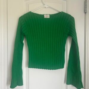 Hippie Rose Women's Green Jumper